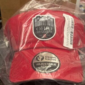 Desert Cactus Red Ohio Stadium Hat